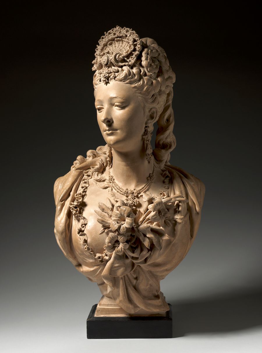 Portrait bust from the 1860s by Albert-Ernest Carrier-Belleuse